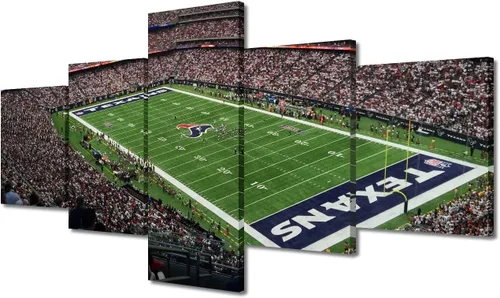 Vista 124 de TUMOVO Allegiant Stadium Arte de Lienzo para Pared de Sala de Estar Equipo de Fútbol Americano Pintura Moderna Nevada Las Vegas Cuadro Deportivo