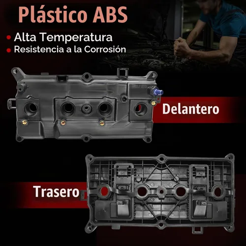 Vista 5 de MITZONE Kit de cubierta de válvula de motor compatible con Nissan Tiida 2007-2018 Nissan Versa 1.8L L4 Repace 13264EM30C 2007-2013