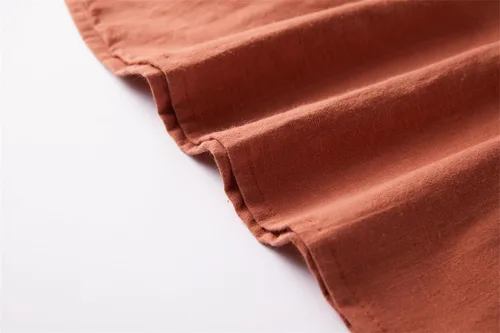 Vista 6 de Niyage Vestido sin mangas para niños pequeños, vestidos de fiesta casuales para niñas, de algodón, con lazo y lazo, vestido bohemio casual