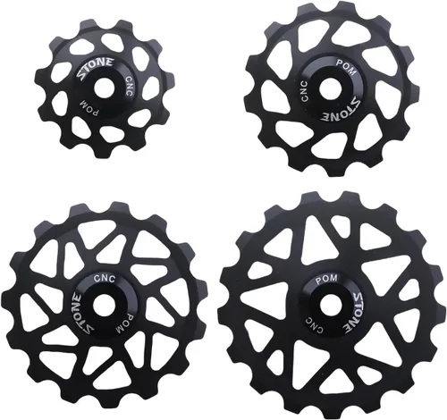 Vista 8 de DJC Rodamiento de piedra Polea Rueda Guía de engranajes Rodillo 11t 13t 15t 17t MTB Road Bike Desviador trasero para Shimano para Sram Polea