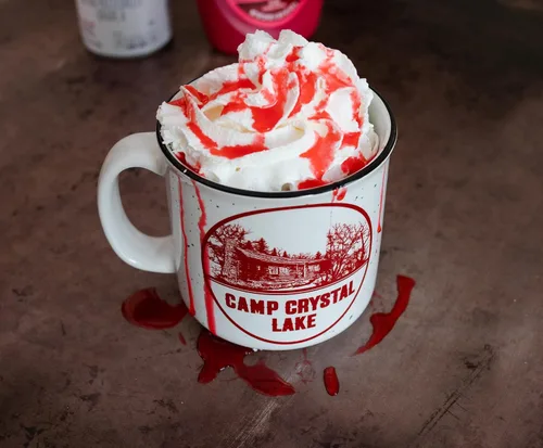 Vista 3 de Friday The 13th Camp Crystal Lake - Taza de cerámica para cámper Tazas grandes sin BPA para bebidas, artículos esenciales para el hogar