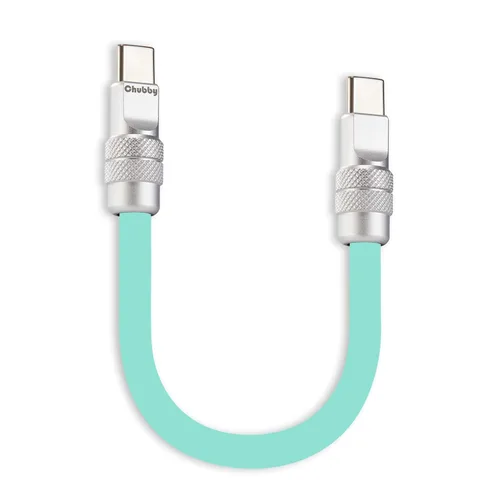 Vista 16 de chubbycable Cable corto USB C a C de 240 W, color naranja, 20 pulgadas Para iPhone 18/17/16/15 Series, MacBook Pro/Air, Galaxy S26/S25/S24, cable
