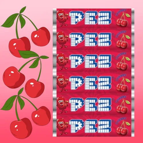 Vista 9 de Rollos de repuesto de caramelo Pez, (25 unidades) ¡Elige tu sabor favorito! (limón)
