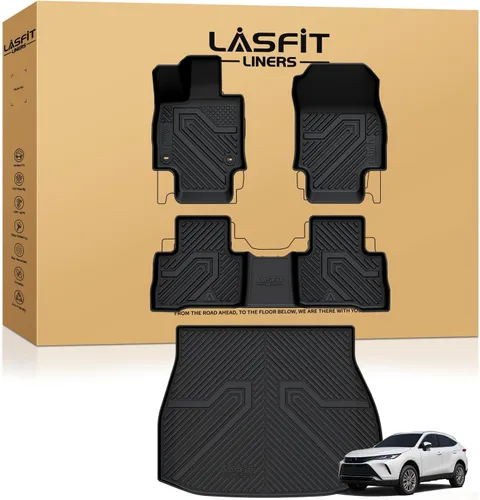 Vista 75 de LASFIT Alfombrillas de piso para Toyota Tacoma 2008-2011 Cabina de Acceso Transmisión Automática, Forro de Piso de Ajuste Personalizado para Todo