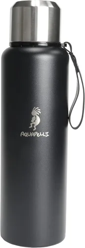 Vista 10 de Aquapelli Botella de agua aislada al vacío, 34 onzas, azul mezclilla