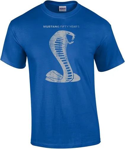 Vista 9 de Ford Camiseta Manga Corta Mustang 50 Años Cobra