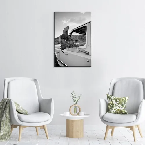 Vista 7 de FBKDVC Arte de Pared de Lienzo Vaquero Occidental Vintage Mujer con Botas de Vaquera Pósteres en Blanco y Negro Impresiones Estéticas Feministas