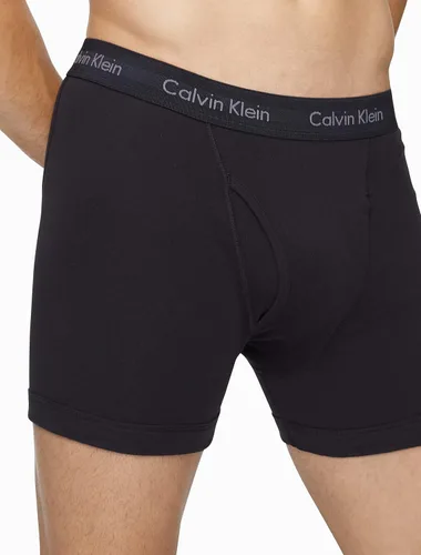 Vista 3 de Calvin Klein Calzoncillos bóxer clásicos de algodón para hombre (7 unidades)