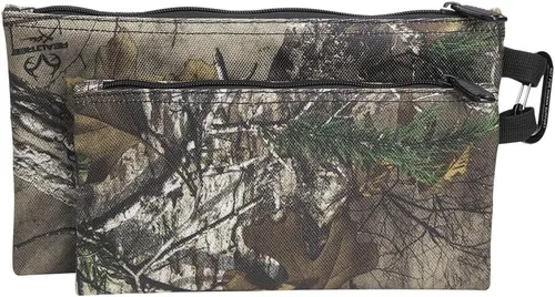Vista 5 de Klein Tools 55560 Bolsas con cremallera, las bolsas de camuflaje son de 12.5 y 10 pulgadas, camuflaje de tejido balístico 1680d de 2 piezas