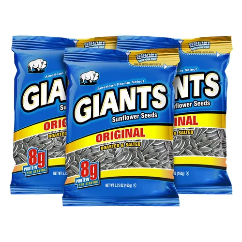 Vista 23 de GIANTS KC Style BBQ Semillas de Girasol - Semillas de girasol a granel, semillas de girasol tostadas para comer, sabor a barbacoa, aperitivo