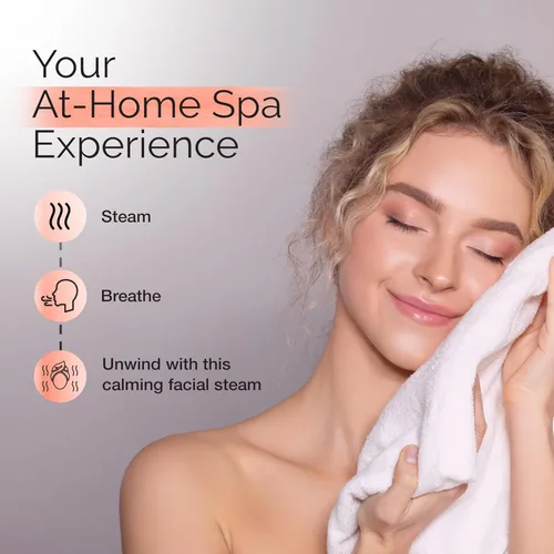 Vista 6 de Rose + Caléndula - Vapor facial de hierbas Pétalos de rosa orgánicos y caléndula, vapor facial calmante e hidratante con flores orgánicas, sin