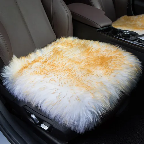 Vista 11 de Calor Invernal: Funda Universal de Asiento de Piel de Oveja - Lana Natural, para Autos, Camiones, SUV y Furgonetas - Acompañante de Conducción