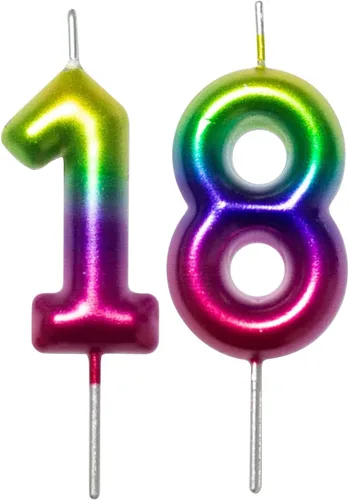 Vista 66 de DERVENTA Vela con números de 2.36 pulgadas, decoración perfecta para cumpleaños, brunch, postre, pastel, 1 pieza (número 0 rosa)