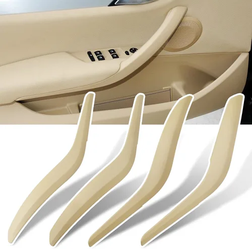 Vista 7 de Jaronx Para BMW X1 Reemplazo de la cubierta de la manija de puerta, lado izquierdo+lado derecho interior puerta interior agarradera cubierta Beige