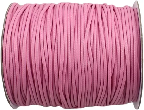 Vista 22 de Cordón de poliéster encerado para hacer joyas, cuerda encerada con carrete para hilo de manualidades (negro, 0.020 in (150 yardas))