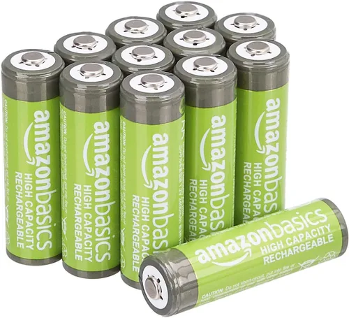 Vista 6 de Amazon Basics - Paquete de 24 pilas recargables AA NiMH de alta capacidad de 2400 mAh, 1.2V, recarga hasta 400 veces, precargadas