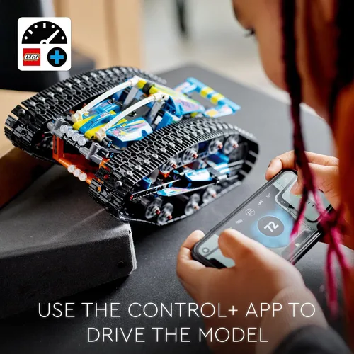 Vista 4 de Lego Technic - Vehículo de transformación controlado por aplicación 42140, auto de control remoto todoterreno, kit de construcción de automóvil que