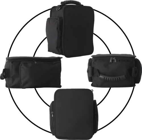 Vista 6 de YOCTM Organizador de almacenamiento debajo del asiento para Jeep Wrangler JK JL 2018-2025, paquete de 2 bolsas de asiento trasero de automóvil