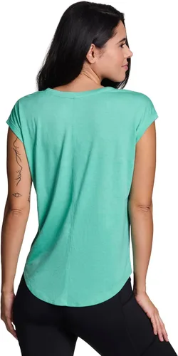 Vista 2 de RBX Active - Camiseta deportiva de manga corta para mujer