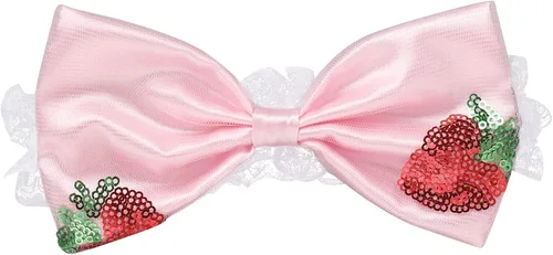 Vista 6 de IDOPIP Baby Girls Sequin Strawberry Cherry Tutu Dress Summer Backless Lace Princess Birthday Party Dress with Headband Outfit