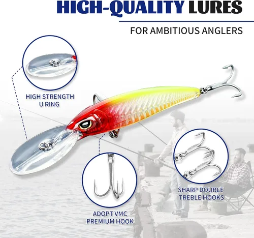Vista 3 de OSP - Coleciones de señuelos de agua dulce y salina – Stripers, GT, contrabajo de boca grande, Smallies, lucio, almizclado, popper de agua superior
