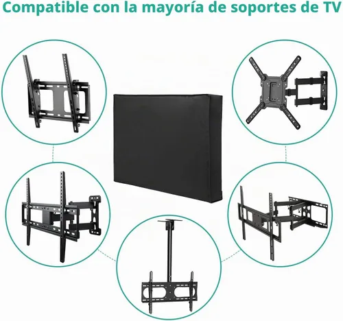 Vista 6 de SunPatio Cubierta de TV para exteriores para pantallas planas de 30 a 32