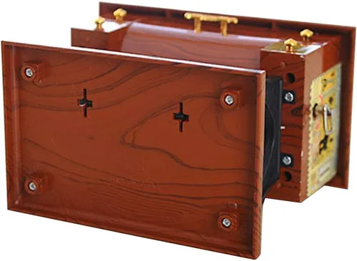 Vista 3 de Chloefairy Caja de música retro, máquina de coser vintage, caja musical de manivela a mano, caja de música mecánica para regalo de niñas