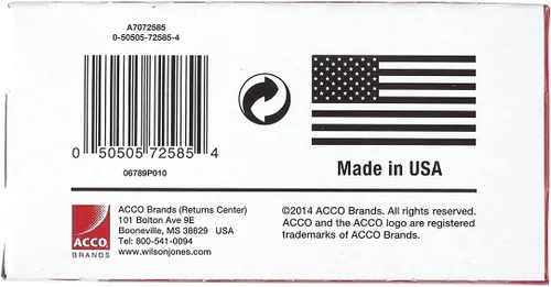 Vista 4 de ACCO 72585 Clips de papel, tamaño de 2 pulgadas, calibre Jumbo.041, 1000/PK, SR