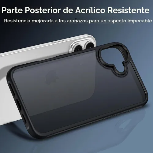 Vista 7 de ivoler Estuche 3 en 1 para iPhone 17 de 6.3" 2025 con 2 protectores de pantalla de vidrio templado [Protección de grado militar], parte trasera