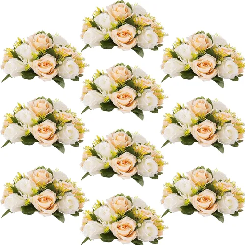 Vista 48 de Centros de mesa de flores para mesas de boda: decoraciones de mesa de Halloween, bolas de flores negras, centros de mesa para compromiso, ceremonia