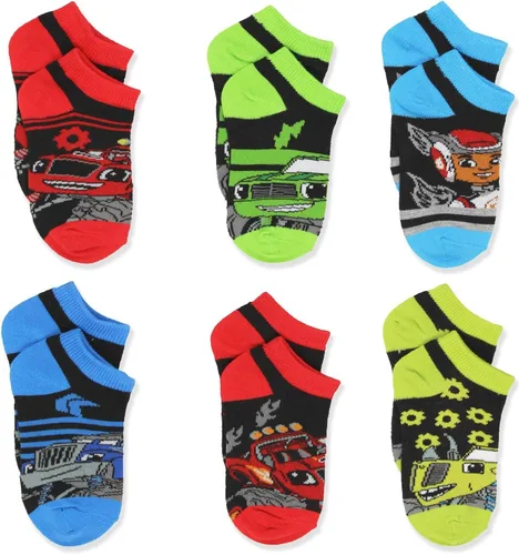 Vista 3 de Nickelodeon Blaze and the Monster Machines - Calcetines para niños pequeños, paquete de 6