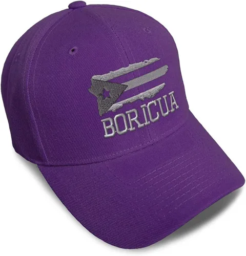 Vista 35 de Gorras de béisbol personalizadas para hombres y mujeres, bordadas con mapa de la isla de Puerto Rico, bandera C, sombreros de béisbol para hombre