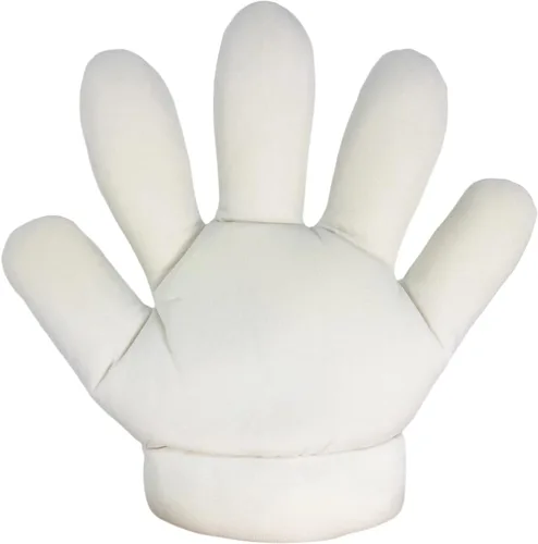 Vista 2 de GE Animation Great Eastern GE 8805 Sonic The Hedgehog - Guantes de peluche de 11 pulgadas, color blanco