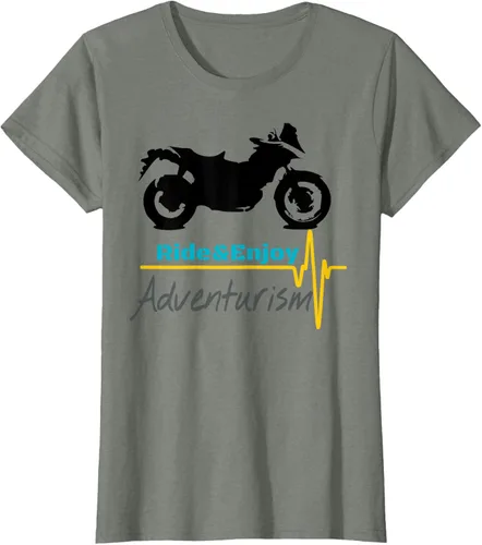 Vista 15 de Camiseta Moto Shirt V-Strom, gris, S Gris Oscuro