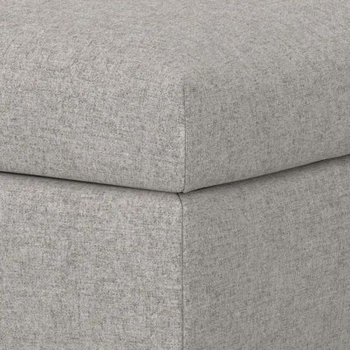 Vista 7 de SIMPLIHOME Rebecca - Mesa de centro rectangular de almacenamiento, otomana rectangular de 36 pulgadas de ancho con aspecto de lino tapizada