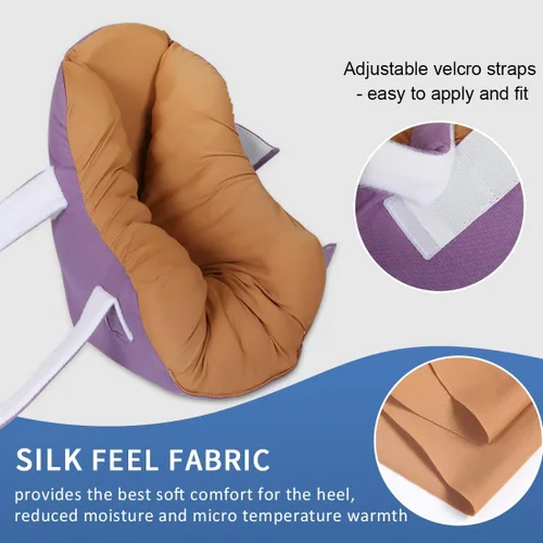 Vista 3 de Protector de talón de espuma de cáscara de huevo, cojín de almohada para úlceras por presión, almohada de pie para pacientes postrados en cama