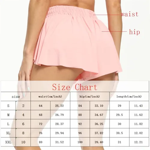 Vista 6 de ygqzm - Pantalones cortos deportivos de cintura alta para mujer, elásticos, para entrenamiento, fitness, voleibol, 2 en 1, pantalones cortos