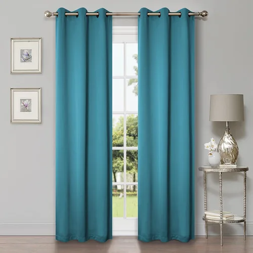 Vista 60 de Superior Cortinas Opacas, Oscurecimiento de Habitación, Dormitorio, Cortinas, Cocina, Acentos de Ventana de Sala de Estar, Bloqueo Solar, Térmico