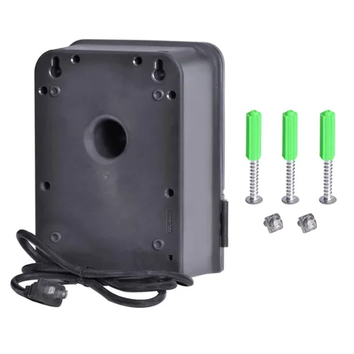 Vista 4 de Wohenhao Transformador de iluminación de paisaje de bajo voltaje de 50 W, fuente de alimentación LED para exteriores con sensor de atardecer a