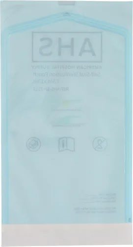Vista 2 de AHS American Hospital Supply - Bolsas de esterilización médica, bolsas esterilizadoras con indicadores de color autosellados, bolsas de autoclave