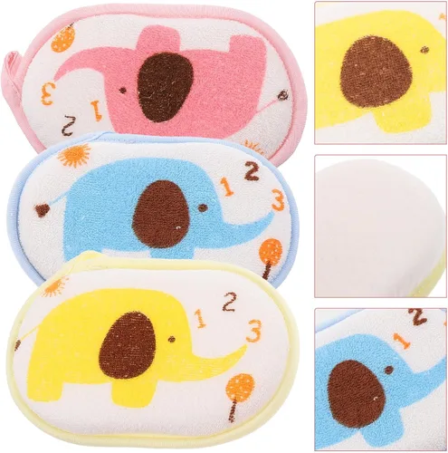 Vista 8 de FOMIYES Esponja de baño para bebé, esponja de baño, esponja de baño, esponja de lufa, esponjas de baño para ducha, toalla de baño, cepillo de espuma
