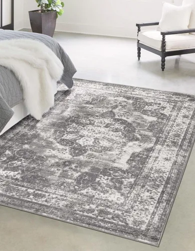 Vista 11 de Unique Loom Sofia Collection - Alfombra de área - Salle Garnier (2' x 3' 1" ovalada, beige/marfil)