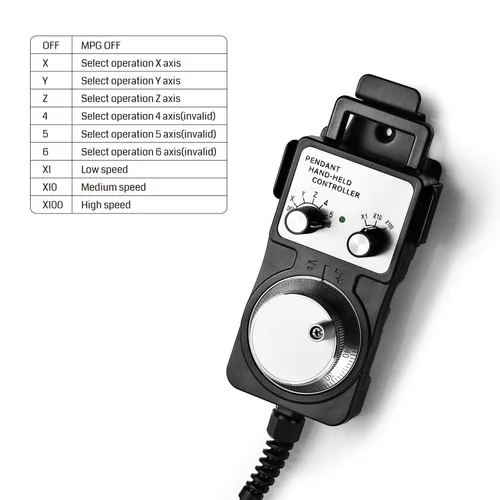Vista 5 de SainSmart Genmitsu CNC MPG Handwheel Controller for Genmitsu CNC Machine 4040-PRO, 4040 Reno, 3020-PRO MAX V2, 3018-PROVer V2, 3018-PROVer Mach3 &