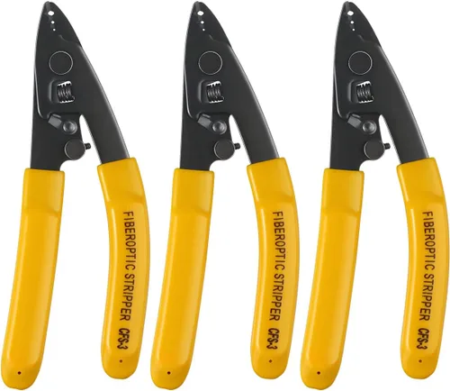 Vista 8 de CFS-3 Pelacables de fibra óptica de 3 orificios de puerto de fibra óptica con mango de 6 pulgadas - Llave hexagonal ajustable para chaqueta