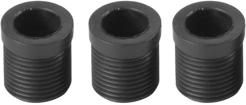 Vista 5 de Fydun Pomo de cambio universal negro con forma de bola redonda cabeza de cambio manual con 3 adaptadores