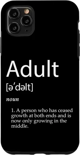 Vista 13 de Funny Adult Definition Joke for Parents Dad Mom Adults Case for iPhone XR