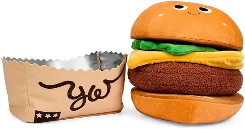 Vista 2 de Kidrobot Yummy World Bonnie Burger - Peluche interactivo de 13 pulgadas