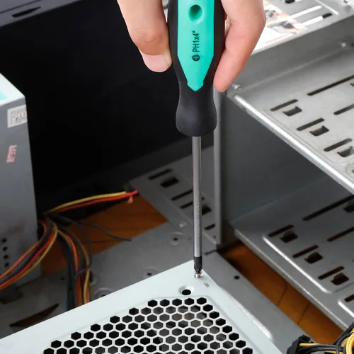 Vista 9 de Amazon Basics Juego de destornilladores magnéticos, incluye destornilladores Phillips, ranurados, Torx, cuadrados y rechonchos, juego