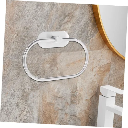 Vista 9 de DOITOOL Toallero de mano de baño Anillo de toalla de acero inoxidable Accesorio de baño para el hogar