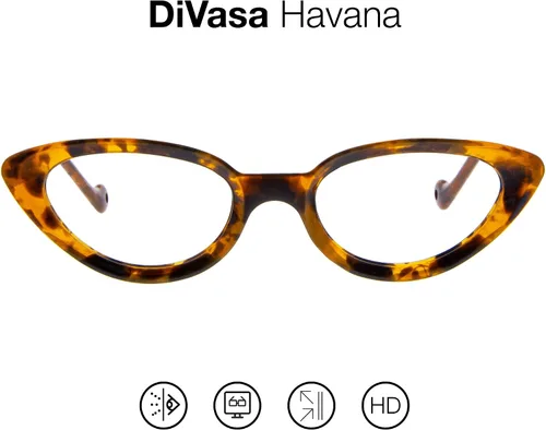 Vista 4 de Lectores unisex con bloqueo de luz azul. Monturas de acetato y lentes antirreflectantes - DIVASA